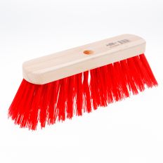 STRAATBEZEM ROOD PVC 29CM