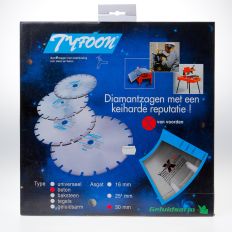 DIAMANTZAAG NAT TYFOON BETON DIAMETER 350 X ASGAT 30MM