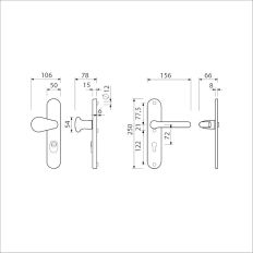 VHB 173/386 ROTA 250/50/15 KT72 /PC72 F1 DEURDIKTE 38/42 MM.