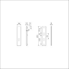 VHB 251/50 BUITEN ZONDER KRUKGAT PC72 BINNEN PC72 F1 DD.38/42 MM