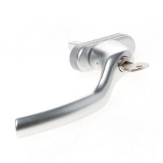 HOPPE RAAMKRUK AFSLUITBAAR MET STIFT DRAAIVALBESLAG, ALUMINIUM 0710VKS/U76Z 8/40 F1 RECHTS