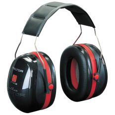 GEHOORKAP PELTOR OPTIME 3 ROOD MET HOOFDBAND
