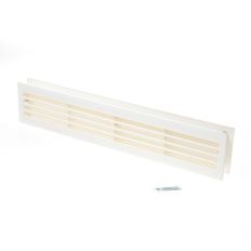 DEURVENTILATIEROOSTER BADKAMER WIT 454 X 90CM
