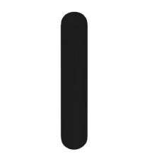 D4E COMPLEET BLIND SCHILD 45X245 ZWART