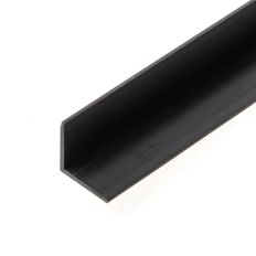PVC HOEKPROF.20X20X2.0 ZWART 6MTR.