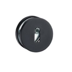 D4E DEURROZET ALUMINIUM ROND SLEUTEL ZWART