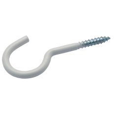 SCHROEFHAAK IJZER WIT EPOX 4.40 X 32/60 X 18MM (100ST) SCHROEFHAAK IJZER WIT EPOX 4.40 X 32/60 X 18MM (100ST)