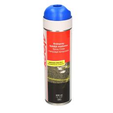 KRIJTSPRAY TIJDELIJK MARKEREN BLAUW 500ML