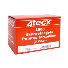 SCHROEFNAGELS GEGALVANISEERD 3,8 X 32MM 1000 STUKS