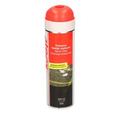 KRIJTSPRAY TIJDELIJK MARKEREN ROOD 500ML
