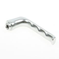 HOPPE DEURKRUK, ALUMINIUM 113P GATDEEL ZILVER