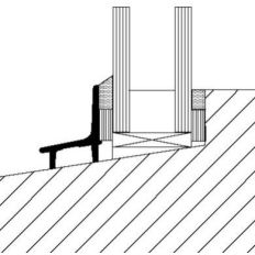 GLASLAT LU-G1 GESLEUFT 17 X 22 GEANODISEERD
