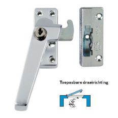 AXA VH RAAMSLUITING 3319 LINKS F1 CILINDER + INBOUWSLUITKOM