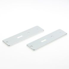 HOPPE KORTSCHILD, ALUMINIUM 202KP ZONDER KRUKGAT/SL-56 ZILVER