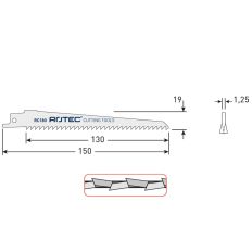 RECIPROZAAGBLAD RC180 / S644D