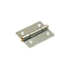 DX SMAL SCHARNIER 25X22 MM VERZINKT VASTE MESSING PEN