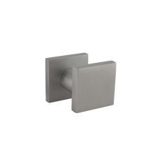 INTERSTEEL VOORDEURKNOP VIERKANT 58X58MM ÉÉNZIJDIGE MONTAGE ALUMINIUM