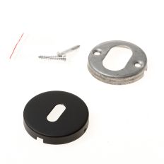 FORMANI SLEUTELROZET. MAT ZWART 10MM, LBN50D
