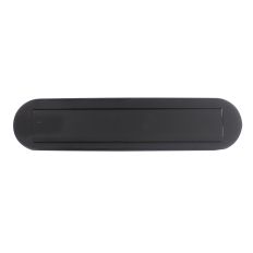 INTERSTEEL BRIEVENBUS OVAAL MET KLEP/REGENRAND ZWART