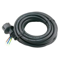 AANSLUITSNOER 2 X 1,0MM² 3,00MTR ZWART H07RN-F