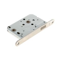 WC-SLOT, 8X63, MET MAGNETISCH SCHOOT, RVS VOORPLAAT, DOORNMAAT 50MM, EXCLUSIEF SLUITKOM/SLUITPLAAT