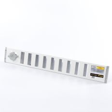 GAVO SCHUIFROOSTERMET VLIEGENGAAS ALUMINIUM WIT 65 X 9.5CM