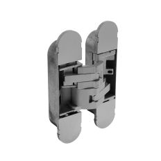 INTERSTEEL SCHARNIER 130 X 30 MM ZAMAK – ZILVERGRIJS 3D VERSTELBAAR