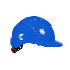 4TECX VEILIGHEIDSHELM ABS 6P DRAAIKNOP BLAUW