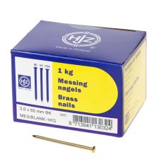 MESSING NAGELS BOMBE KOP 3.0 X 65MM 1KG