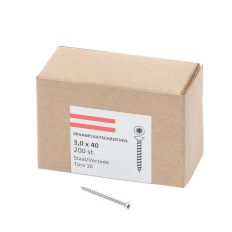 SPAANPLAATSCHROEF VZ PK TX-10 3.0X40 (200)