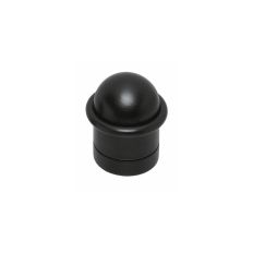 DEURSTOP MET RING MAT ZWART