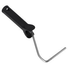 VERFBEUGEL KORT, 10 CM, 6 MM, KUNSTSTOF HANDVAT