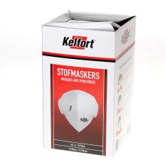 FIJNSTOFMASKER 2322V MET UITADEMVENTIEL VOUWBAAR FFP2