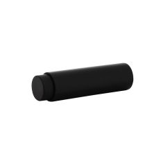 D4E RVS DEURSTOP BUISMODEL 55MM RUBBER DOP ZWART