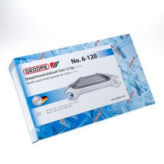 GEDORE 12-DELIGE STEEKSLEUTELSET 6-120 6 T/M 32MM GEDORE 12-DELIGE STEEKSLEUTELSET 6-120 6 T/M 32MM