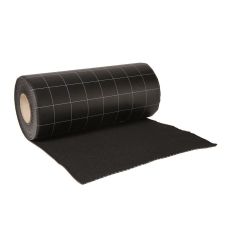 4TECX LOODVERVANGER STANDAARD ZWART 150MM 12 METER ROL