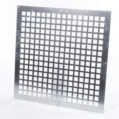 GAVO VENTILATIEPLAAT ENKEL RIJ ALUMINIUM 50 X 50CM