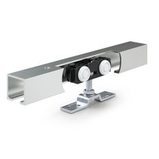 COMPLEET SCHUIFDEURSYSTEEM GEZE ROLLAN 80 NT, TOTALE LENGTE RAIL 1650MM, GESCHIKT VOOR DEUREN VAN 500 T/M 840 MM