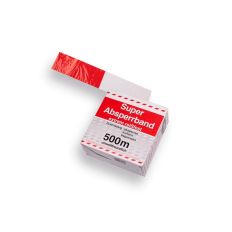 AFZETLINT MARKERINGSLINT ROOD/WIT 500 MTR