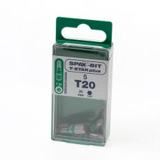 SPAX BIT TX20 GROEN BLISTER VAN 5 BITS