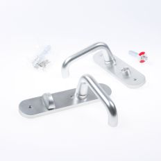 NEMEF DEURKRUKGARNITUUR F1 3253 WC 8X72 DIN LINKS