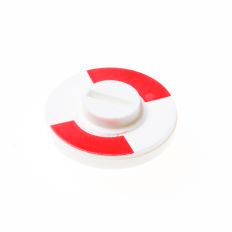 HOPPE ROOD/WIT PLAATJE 8 MM