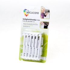 SECU JUNIOR VEILIGHEIDSHAAKJES BLISTER VAN 12 HAAKJES 8050.001.01