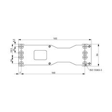 ASSA ABLOY MONTAGEPLAAT A120 TBV DC200/300/500/700