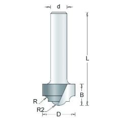 HM PROFIELFREES D=12.7