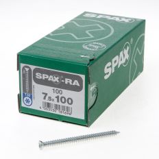 SPAX-RA KOZIJNSCHROEVEN TORX PLATVERZONKEN KOP T30 7.5 X 100MM