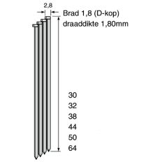 DABRADS RVS DA18-50 CRVS DOOS A 4.000STUKS