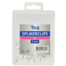 KABELBEUGELS WIT 5MM (100)