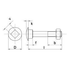 SLOTBOUTEN RVS A2 M10X 30