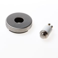 BELDRUKKER ROND RVS 35376